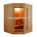 Factory supplier outdoor & indoor Dry steam red cedar wooden sauna room